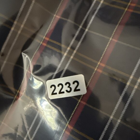 Untuckit Valencay Shirt Men XL Long Sleeve Blue Geometric Wrinkle Free Polyester - Picture 11 of 11